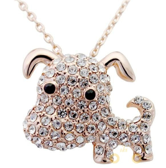 Lovely Dog Pendant Necklace - WikiWii