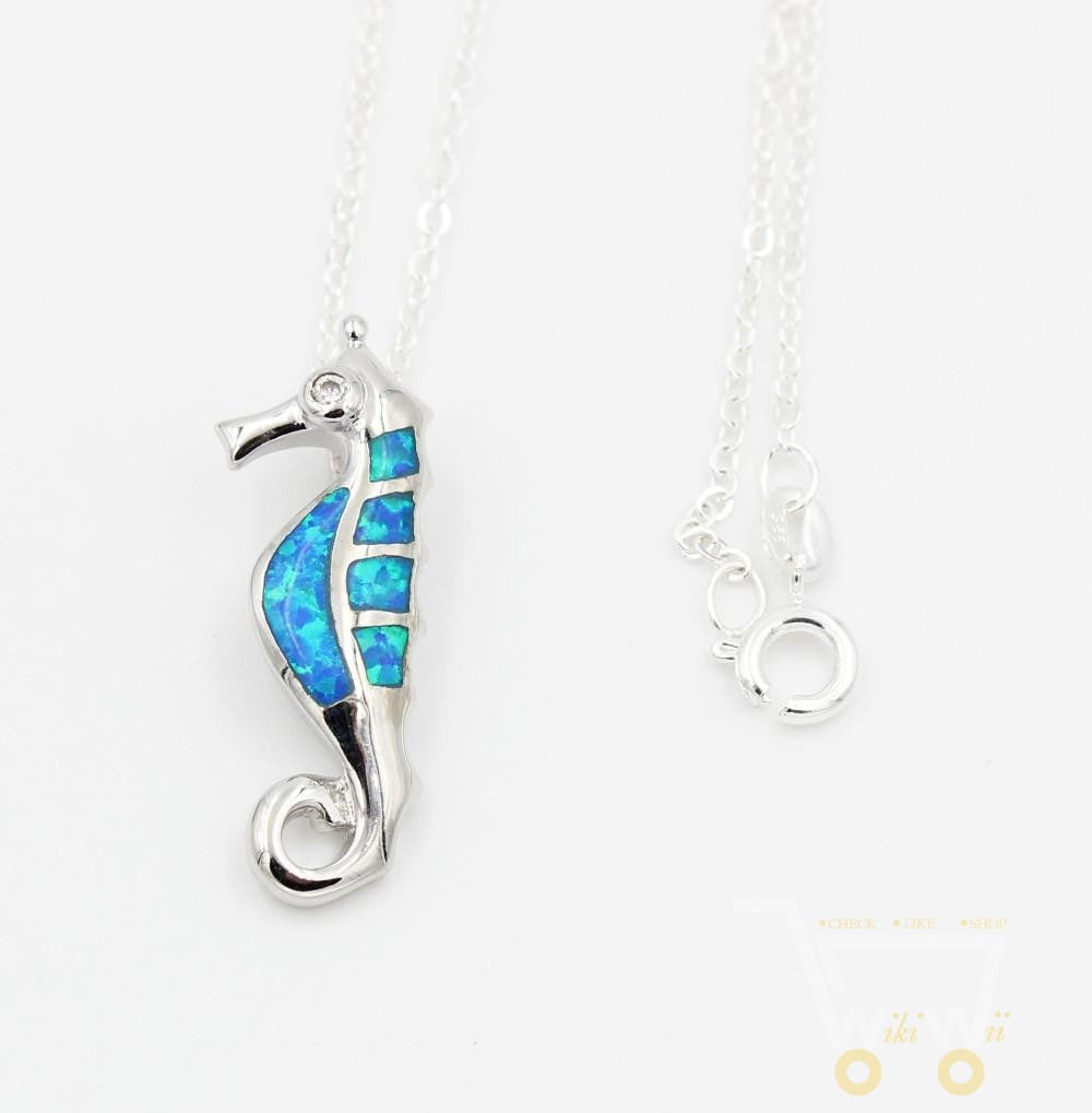 Lovely  Sea Horse Necklace - WikiWii