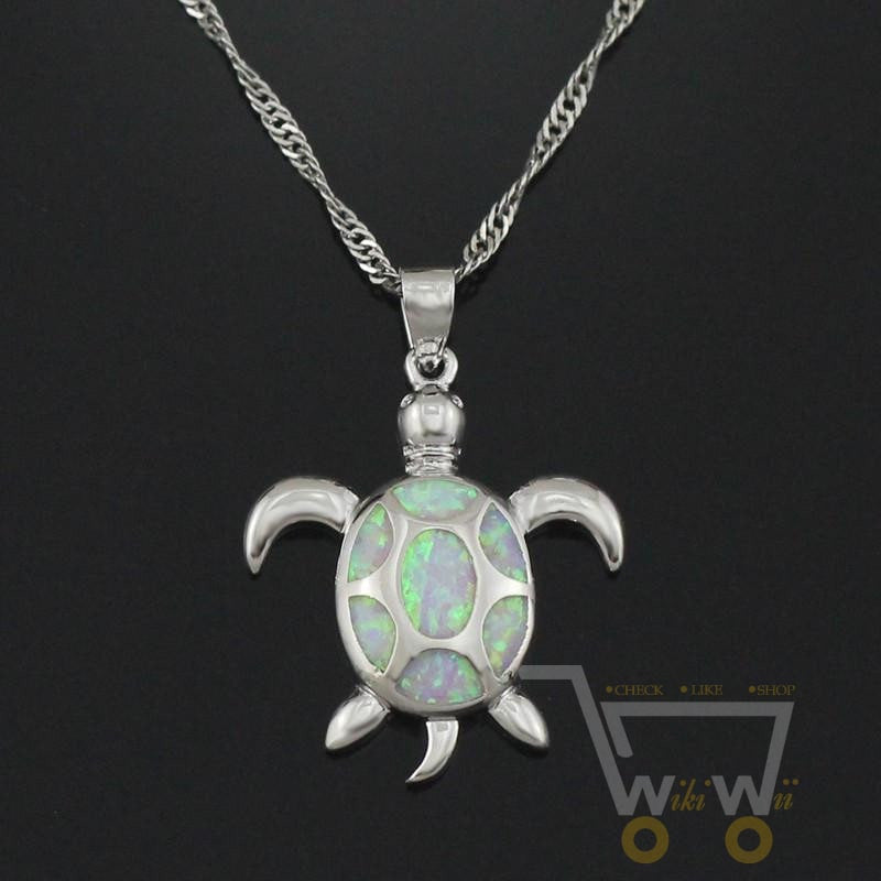 Lovely Sea Turtle Chain Necklace - WikiWii