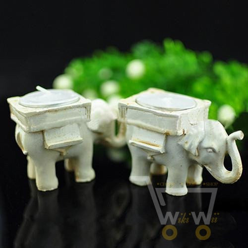 Lucky Elephant Candle Holder (1 PCs ) - WikiWii