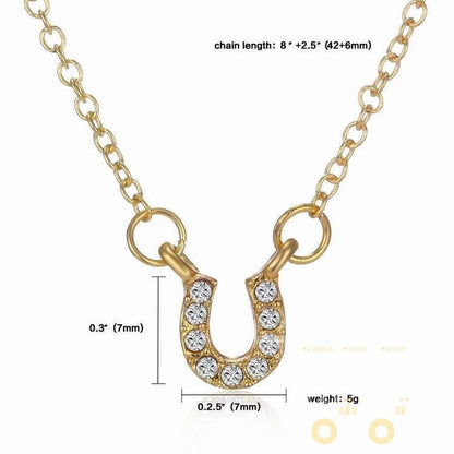 Lucky Horseshoe Necklace - WikiWii