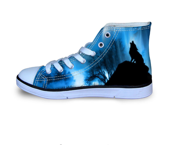 Mens Women Casual Wolf Shoes - WikiWii