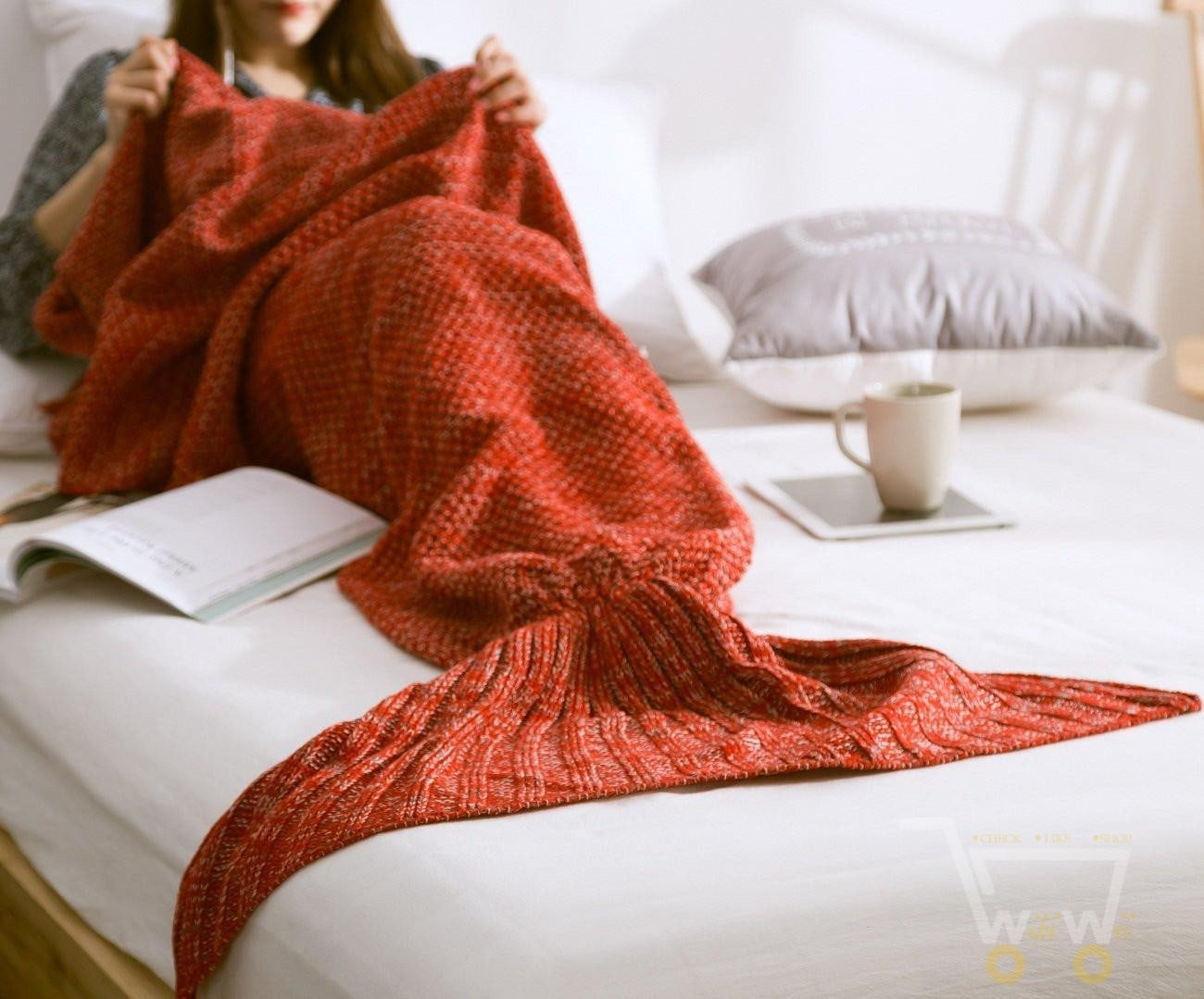 Mermaid Tail Blanket -Adult /child/baby - WikiWii