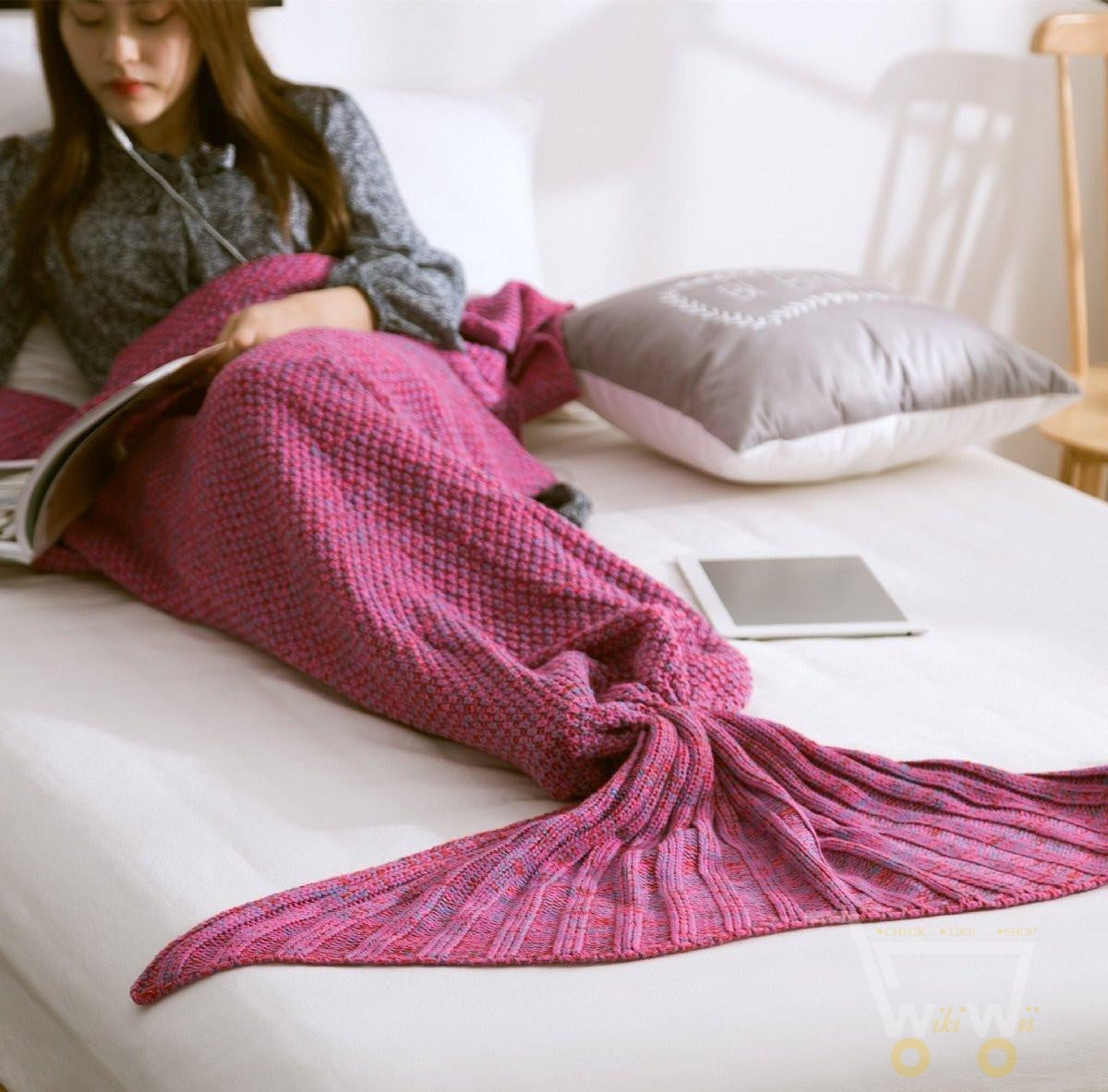 Mermaid Tail Blanket -Adult /child/baby - WikiWii