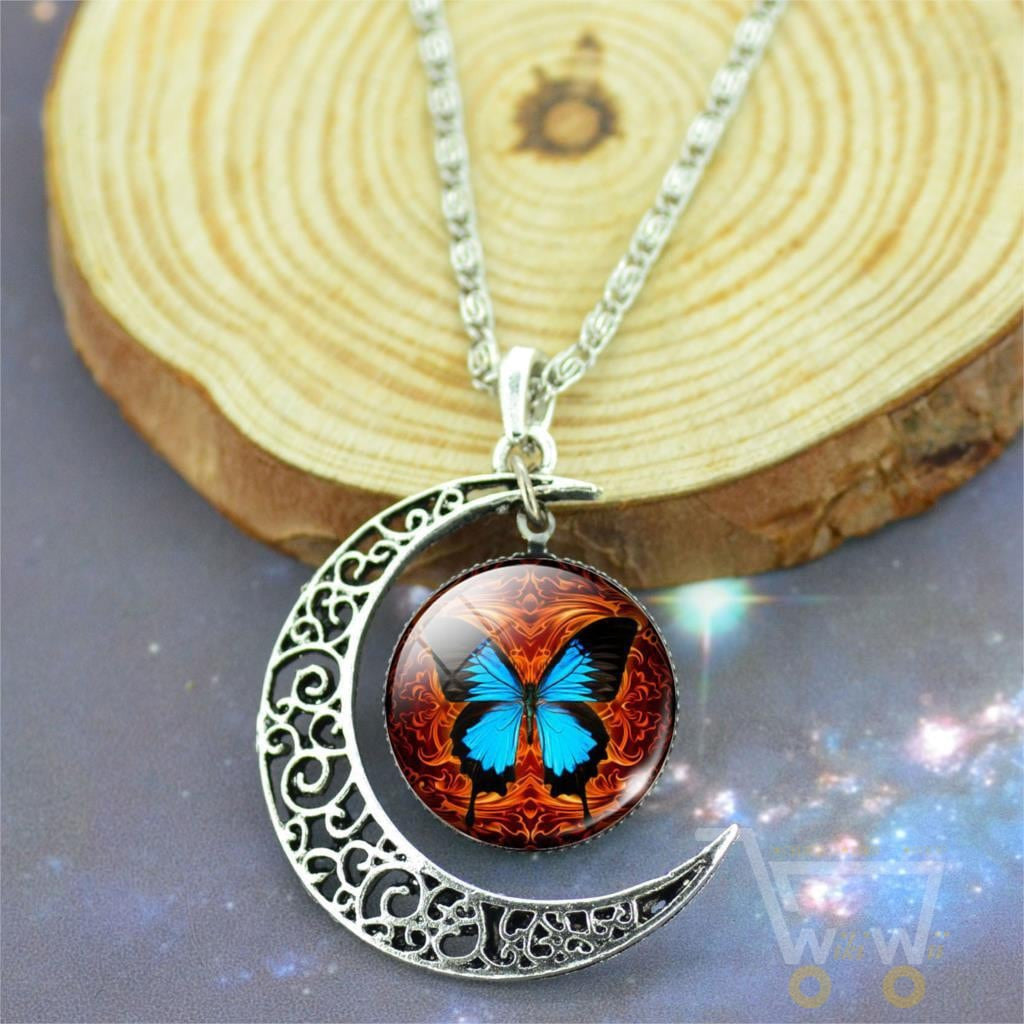 Moon Butterfly Necklace - WikiWii