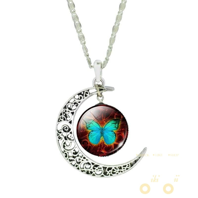 Moon Butterfly Necklace - WikiWii