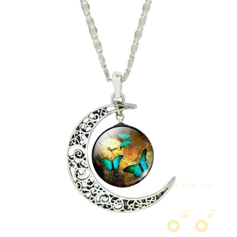 Moon Butterfly Necklace - WikiWii