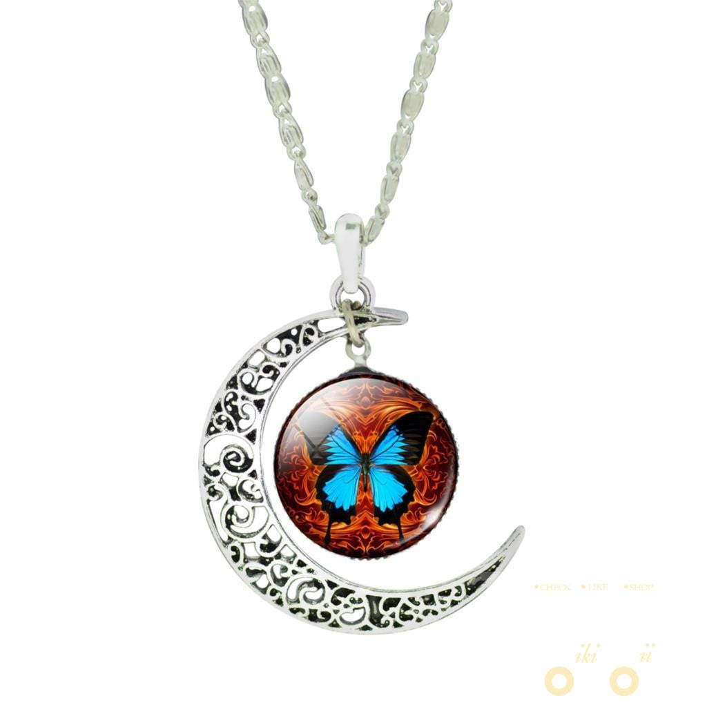 Moon Butterfly Necklace - WikiWii