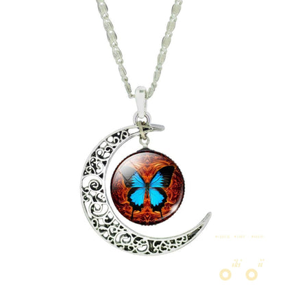 Moon Butterfly Necklace - WikiWii