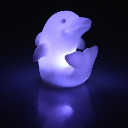 Multi Color Dolphin LED Lamp Light- 7 colors changeable - WikiWii