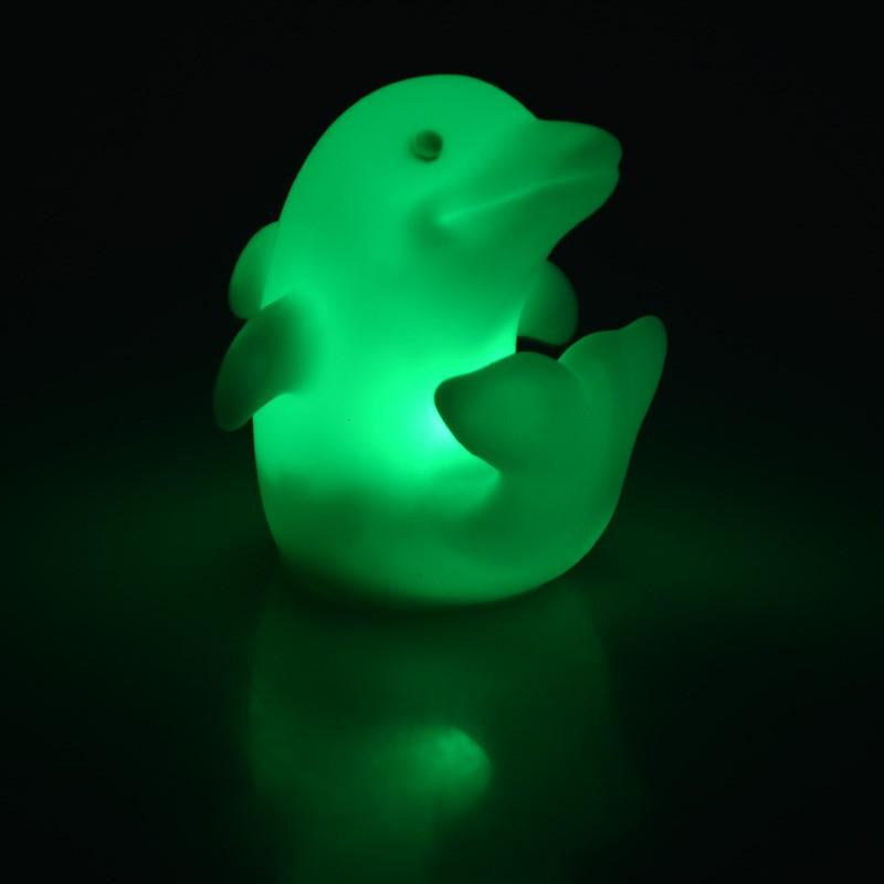 Multi Color Dolphin LED Lamp Light- 7 colors changeable - WikiWii