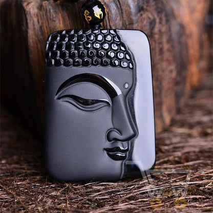 Natural Stone Buddha necklace - WikiWii