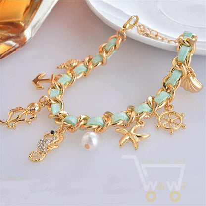 Ocean Style Starfish Bracelet - WikiWii