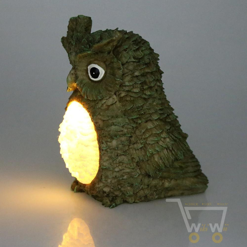 Outdoor Bird Owl Garden Solar Light - WikiWii