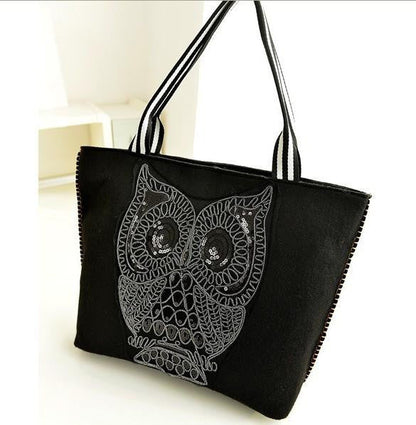 Owl Animals portable women handbags - WikiWii