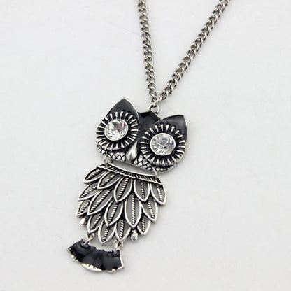 owl long necklace - WikiWii