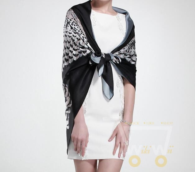 Owl women's long scarf - WikiWii