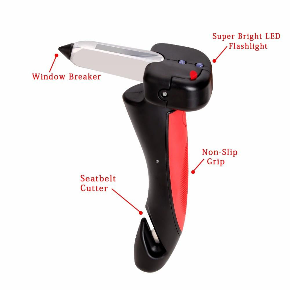 Portable LED Flashlight Car Handle - WikiWii