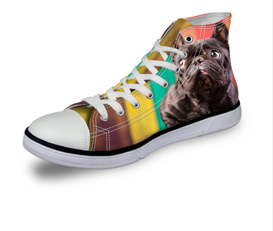 Printed Dogs Shoes - WikiWii