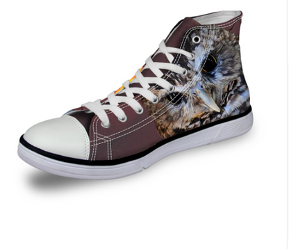 Printed Owl Shoes - WikiWii