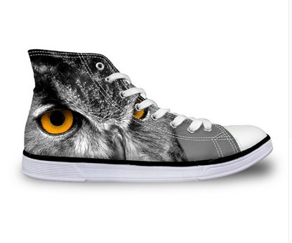 Printed Owl Shoes - WikiWii