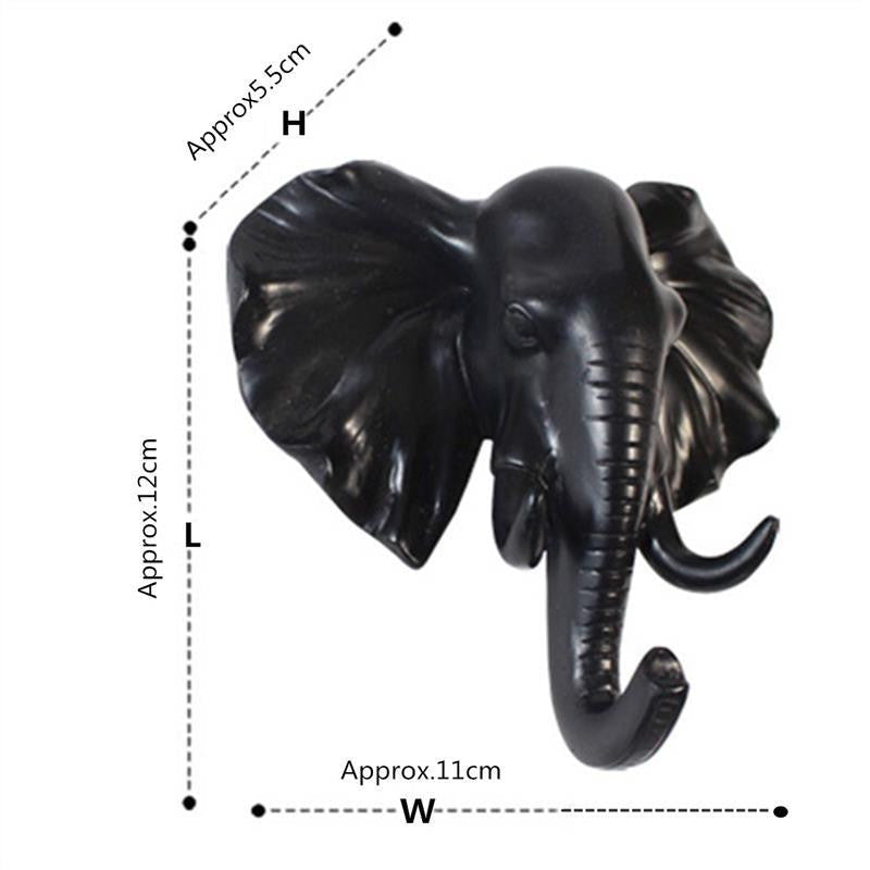 Resin Wall Hook Elephant - WikiWii