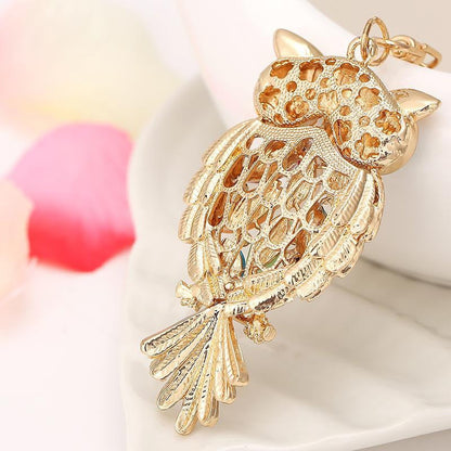 Rhinestone 18 kg Gold Plated Key Chain - WikiWii