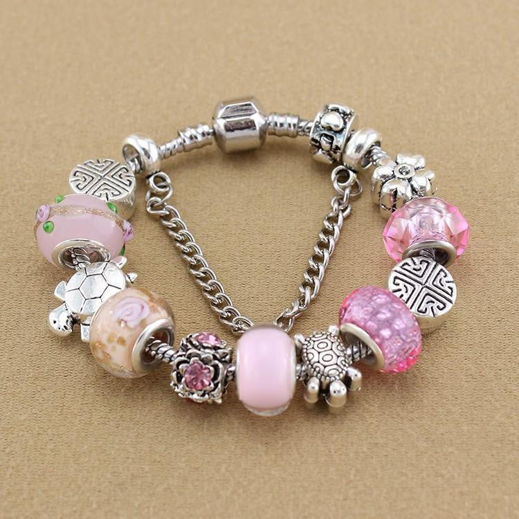 Sea turtles Pink  Bracelets - WikiWii