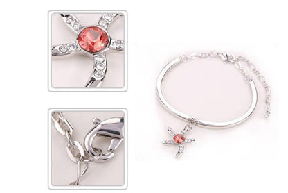 Silver Plated Starfish Bracelet Bracelets - WikiWii