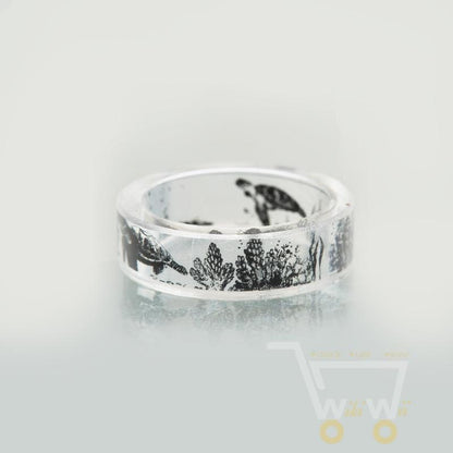 Transparent Sea Turtle Ring - WikiWii