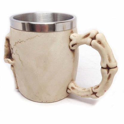 Stainless Steel Skull Mug - 350ml - WikiWii