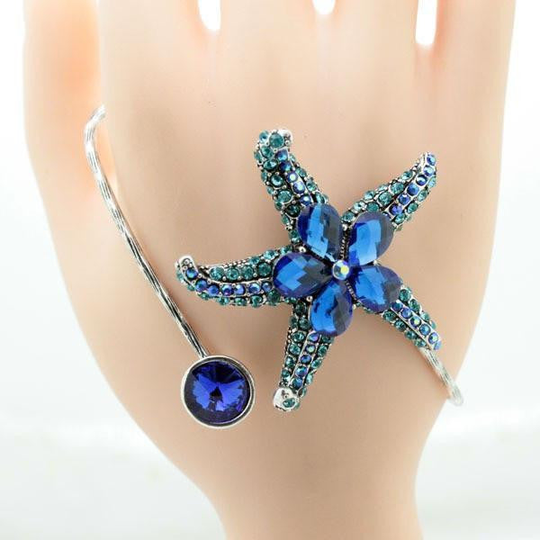 Starfish Open Cuff Bracelets - WikiWii