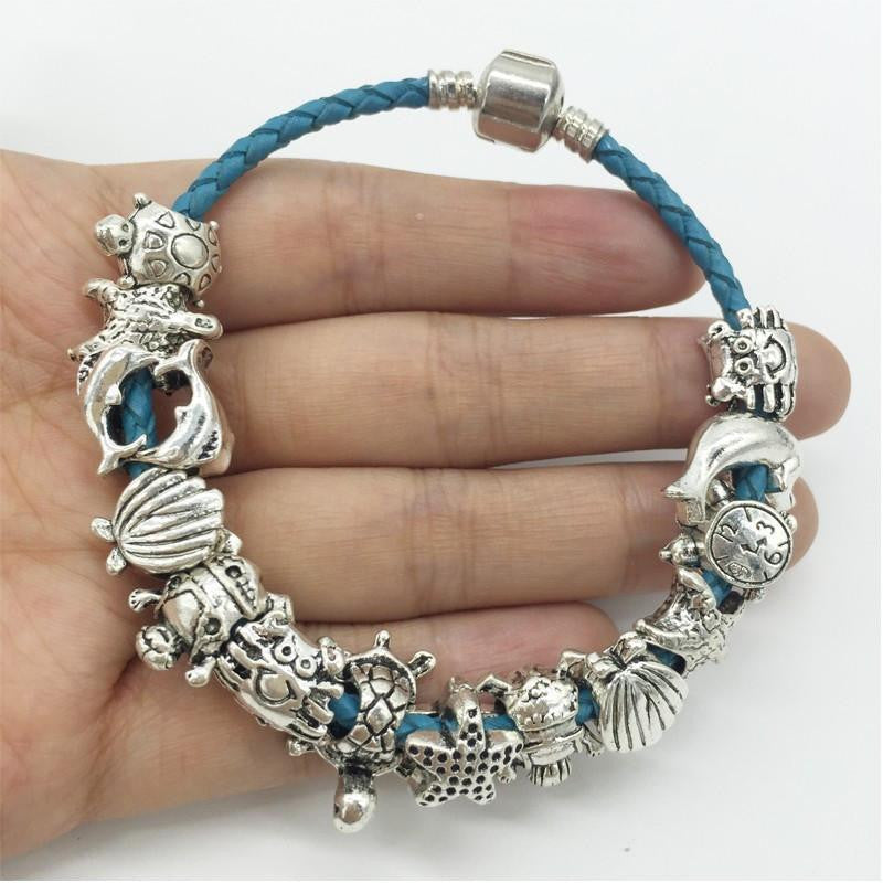 Starfish Sea Turtle  Shell Charms Bracelets - WikiWii