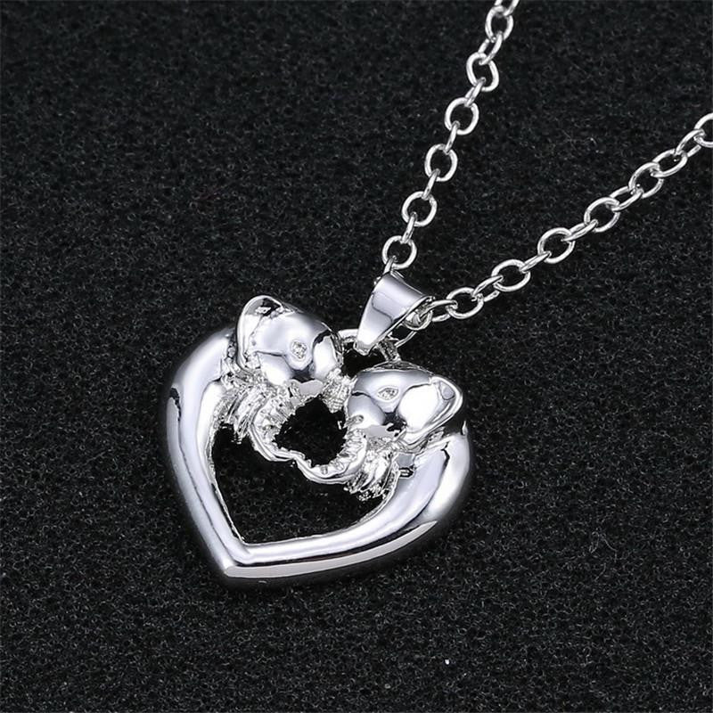 Statement Dolphin Elephant Monkey Heart owl Necklaces - WikiWii