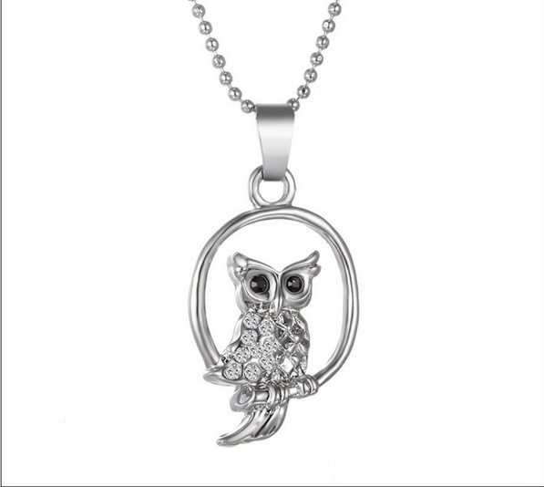 Statement Dolphin Elephant Monkey Heart owl Necklaces - WikiWii