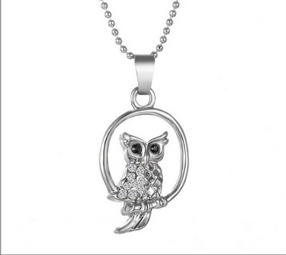 Statement Dolphin Elephant Monkey Heart owl Necklaces - WikiWii