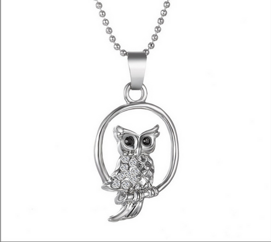 Statement Dolphin Elephant Monkey Heart owl Necklaces - WikiWii