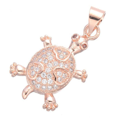 Tiny Sea Turtle Necklace  Oval Shape Necklace - WikiWii