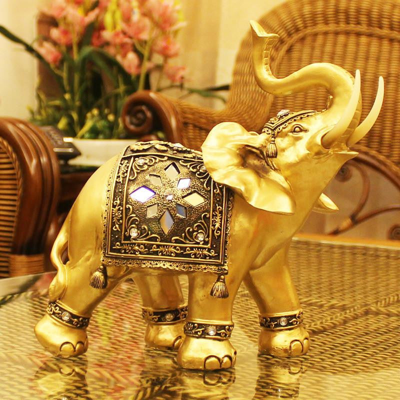 Traditional Elephant Statue -Home Decor - WikiWii