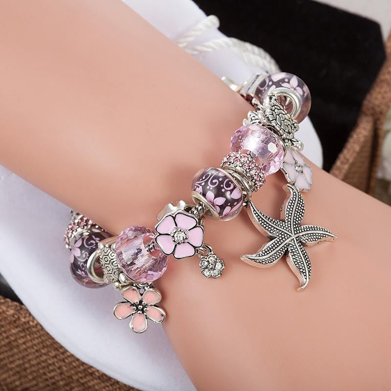 Unique New Design Starfish Charm Bracelet - WikiWii