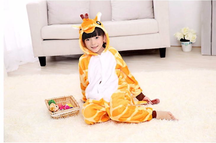 Unisex kids Giraffe Pajamas - WikiWii