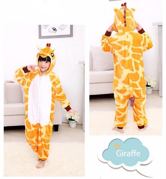 Unisex kids Giraffe Pajamas - WikiWii