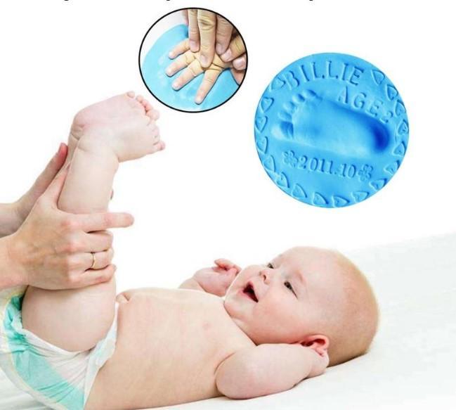 Baby handprint/footprint soft clay - YOYOWIZZ