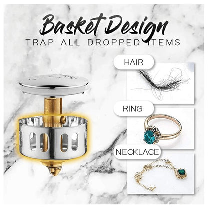 Basin Pop-up Drain Filter（50% OFF) - YOYOWIZZ