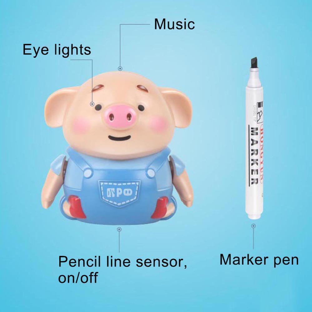 Educational Creative Pen Inductive Toy Pig - YOYOWIZZ