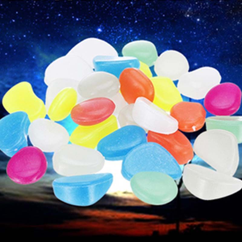 Glow In The Dark Garden Stones - YOYOWIZZ