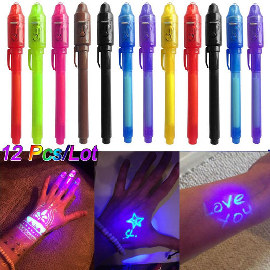 Invisible Ink Pen 12 PCS - YOYOWIZZ