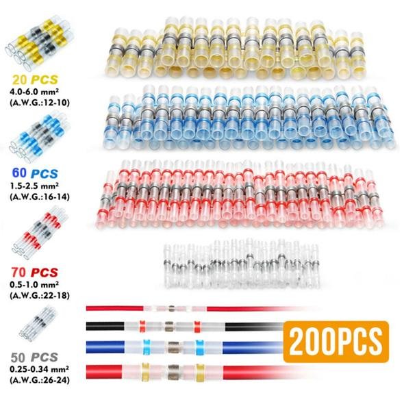 Solder Seal Wire Connectors [200pcs] - YOYOWIZZ